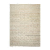 10 x 14  Gray Beige Color Hand Knotted All-Over 100% Wool Traditional Oriental Rug